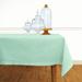 Solino Home Cotton Linen Hemstitch Tablecloth Cotton Blend in White/Blue | 120 W x 0.3 D in | Wayfair SHCL000TC120AQ