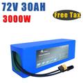 72V 30Ah Lithium battery pack for 84V electric bike bicycle motorcycle scooter electric tricycles golf trolley