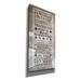 Trinx Abbagale Oh Say Can You See On Canvas by Cindy Jacobs Textual Art Canvas in Brown | 60 H x 30 W x 1.5 D in | Wayfair