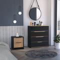 Hokku Designs Canby 2-Piece Bedroom Set Wood in Brown/Green | Wayfair C3AADA49A1EB4483BA21F6684DC2D916