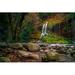 Loon Peak® Poarch Mossbrae Falls, California On Canvas by Bartfett Photograph Canvas in Brown | 8 H x 12 W x 1.25 D in | Wayfair