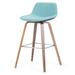 Wade Logan® McKinleyville 26.4" Counter Stool Wood in Blue | Wayfair 865FE8D0FC554ECABB1CACE94B975503