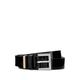 BOSS Damen Taylor Belt 2,5cm-P Gürtel aus italienischem Lackleder mit Dornschließe Schwarz 80