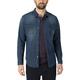 Timezone Herren Stretch Denim Shirt Hemd, Light Indigo wash, XXL