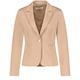 Gerry Weber Damen Klassischer Blazer mit Revers Langarm, Manschetten unifarben Caramel 42