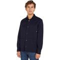 Tommy Hilfiger Herren Hemd Heavy Twill Solid Shirt Langarm, Blau (Desert Sky), XL