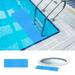 Fnochy Home Swimming Pool Ladder Mat - Protective Pool Ladder Pad Step Mat With Non-Slip Texture Blue