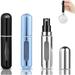 Mini Refillable Perfume Atomizer Bottle Portable Perfume Spray Bottle Atomizer Perfume Bottles 5ml Travel Size Refill Pump Case (3pcs)