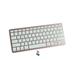 PloutoRich Wireless Bluetooth Keyboard Rechargeable Ultra Thin Wireless Keyboard with USB Receiver for Windows/Computer/Desktop/PC/Notebook 2.4G & Bluetooth Connectivity