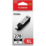 Canon PGI-270XL Original Ink Cartridge - Inkjet - Pigment Black - 1 Each | Bundle of 2 Each