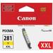 Canon CLI-281 XXL Original Inkjet Ink Cartridge - Yellow - 1 Each - Inkjet - 1 Each | Bundle of 5 Each