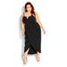 Sassy V Dress - black