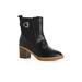 WIDE FIT Saskia Ankle Boot - black