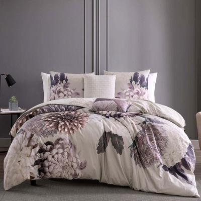 Bloom Comforter Bed Set Purple, Full / Queen, Purp...