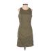 A.L.C. Casual Dress - Sheath: Green Solid Dresses - Women's Size 0