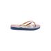 Havaianas Flip Flops: Slip-on Platform Casual Red Shoes - Kids Girl's Size 25