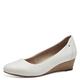 Jana Damen Pumps mit Keilabsatz Vegan, Weiß (White), 37 EU