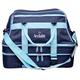 Acclaim Bamburgh Maxi Triple Decker Nylon Four Bowls Level Green Lawn Flat Short Mat Indoor & Outdoor Bowling Carrying Bag (Navy Blue/Sky Blue)