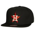 Men's Mitchell & Ness Black Houston Astros Cooperstown Collection True Classics Snapback Hat