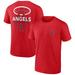 Men's Fanatics Branded Red Los Angeles Angels Bring It T-Shirt