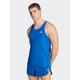 adidas Men's Own The Run Singlet Running Vest - Blue, Blue, Size M, Men