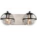 Davenay 16" Wide 2-Light Vanity Light - Satin Nickel