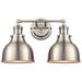 Haralson 17" Wide 2-Light Vanity Light - Satin Nickel