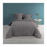 Housse de couette 2 pers. 260 x 240 cm percale uni 78 fils percaline Anthracite