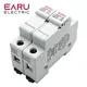 2P Din Rail Solar PV DC Fuse Holders suitable for 10*38mm DC PV Fuse Link for Solar Photovoltaic