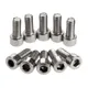 10Pcs Stainless Steel Bicycle Screws for Most Mountain Bike Water Bottle Holder Cages Racks