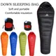 Camping Sleeping Bag Very Warm White Goose Down Adult Mummy Style Sleep Bag 4 Kind of Thickness for