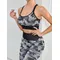 2PCS Yoga Camouflage Camo Sport Set Women Gym Fitness Clothing High Waist Leggings + Bra Workout