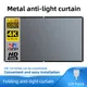 Salange Projector Screen 16:9 Metal Anti Light Curtain Reflective Fabric Cloth For YG300 XGIMI H3