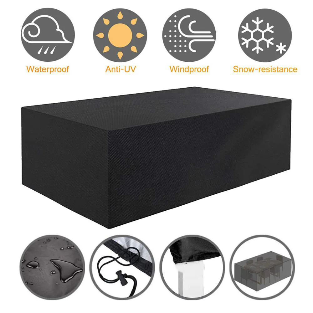 80 Sizes Outdoor Patio Garden Furniture Waterproof Covers Rain Snow Chair Covers for Sofa Table Chair Dust Kitchen Proof Cover