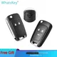 WhatsKey Top Quality Flip 2/3 Button Folding Remote Key Shell Case For Opel Vauxhall Astra H J