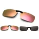 New Polarized Clip On Sunglasses Near-Sighted Driving Night Vision Lens Anti-UVA Anti-UVB Cycling