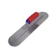 Carbon Steel Blade Plastic Handle Rounded Front Finishing Plaster Trowel Construction Concrete