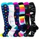 Compression Socks Women Men Knee High Nurse Medical Edema Diabetes Varicose Veins Marathon Running