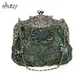 2024 New Vintage Beaded Evening Bag Embroidered Bag Diamond Sequined Clutch Hand Bag Bride Bag Free