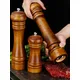5" 8" 10" Salt and Pepper Grinder Solid Wood Spice Pepper Mill with Strong Adjustable Ceramic
