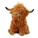 25cm Simulation Highland Cow Plush Animal Doll Soft Stuffed Highland Cow Plush Toy Kawaii Kids Baby