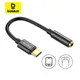 Baseus Type C to 3.5mm Earphone Jack AUX USB C Cable Headphones Adapter 3.5 Jack Audio cable For