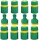 3PCS Green 1/2Inch Garden Hose Coupling Adapters Water Tap Quick Connector Irrigation Pipe 16mm