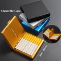 Aluminum Metal Cigarette Case Hold 20 Cigarettes Box Sleeve Pocket Tobacco Pack Cover Card Holder