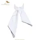 SISHION White Women Scarf Small Square Solid Color Collar Little Cravat Scarves 70*70cm Ladies