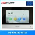 HIKVISION international version Multi-Language DS-KH6320-WTE1 Indoor Monitor 802.3af POE app