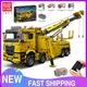 MOULD KING 17028 Technical Car Toys APP&RC Motorized Fire Rescue Truck Model Assembly Building Block