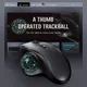 Rechargeable Trackball Mouse Bluetooth+2.4G Dual Mode Wireless Mouse for PC Mac Computer Laptop