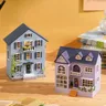 Diy Mini Wooden Dollhouse With Furniture Light Doll House Casa Miniature Items maison For Toys
