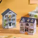 Diy Mini Wooden Dollhouse With Furniture Light Doll House Casa Miniature Items maison For Toys